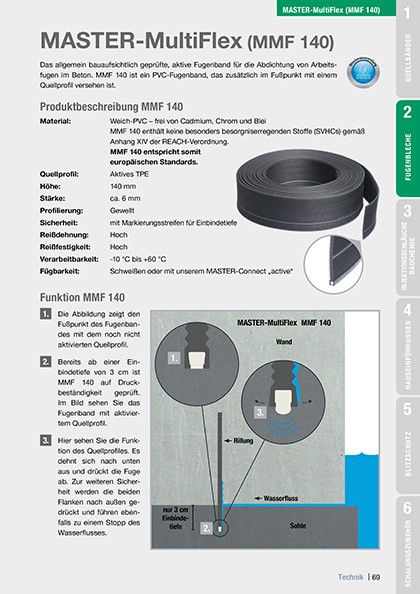 Mastertec MultiFlex MMF-140 Fugenband